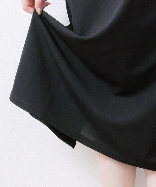 Grandeir（グランディール）の「[ノーマル]ジョーゼットポンチキャミワンピース（ワンピース・レディース・ライトグレー/ブラック/ネイビー/ピンク/ブルー/ボルドー/ブルー系その他/モカ・M/L）」の14枚目の写真