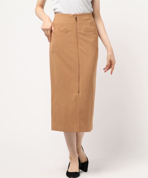 RIVE DROITE（リヴドロワ）の「フェイクリネンロングタイトスカート（スカート・レディース・グリーン/ベージュ/ブルー・38/36）」の12枚目の写真