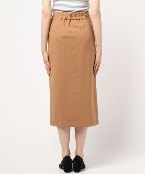 RIVE DROITE（リヴドロワ）の「フェイクリネンロングタイトスカート（スカート・レディース・グリーン/ベージュ/ブルー・38/36）」の5枚目の写真