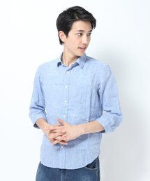 GLOBAL WORK（グローバルワーク）の「【GLOBAL WORK】フレンチリネン/7分袖（シャツ/ブラウス）」