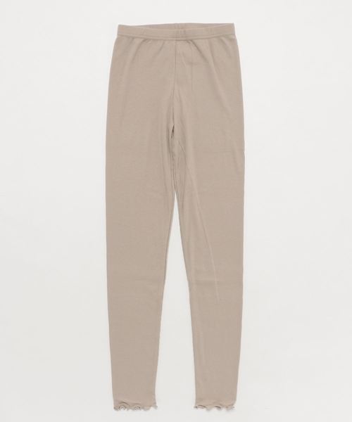 archives(アルシーヴ)の「メローヘムリブレギンス(レギンス/スパッツ・レディース・チャコールグレー/ブラック/ベージュ・MEDIUM)」の3枚目の写真