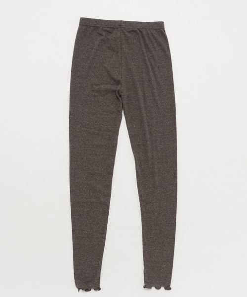 archives(アルシーヴ)の「メローヘムリブレギンス(レギンス/スパッツ・レディース・チャコールグレー/ブラック/ベージュ・MEDIUM)」の4枚目の写真