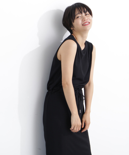 FREE'S MART(フリーズマート)の「ウエストマークテレコワンピース●(ワンピース・レディース・ブルー/ブラック/ブラウン/カーキ・FREE)」の11枚目の写真