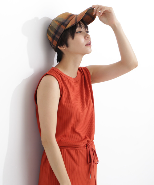 FREE'S MART(フリーズマート)の「ウエストマークテレコワンピース●(ワンピース・レディース・ブルー/ブラック/ブラウン/カーキ・FREE)」の13枚目の写真