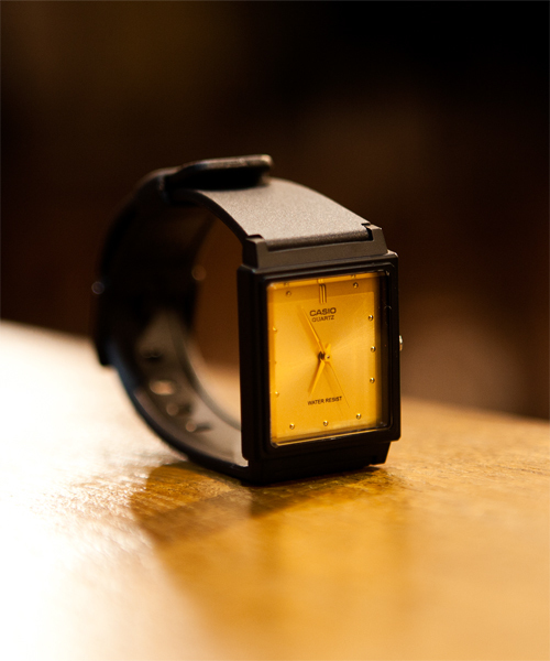 NANO universe（ナノユニバース）の「CASIO(カシオ)/ ユニセックス アナログ角型ウォッチ（M）（アナログ腕時計・メンズ・ブラック/ネイビー/シルバー/ゴールド・FREE）」の6枚目の写真