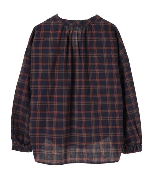 AMERICAN HOLIC(アメリカンホリック)の「Vネックスキッパーギャザーブラウス(シャツ/ブラウス・レディース・ブラック/オフホワイト/その他8/その他12/ブラック系その他3/ブラウン系その他4/ブルー系その他5・M/L)」の11枚目の写真