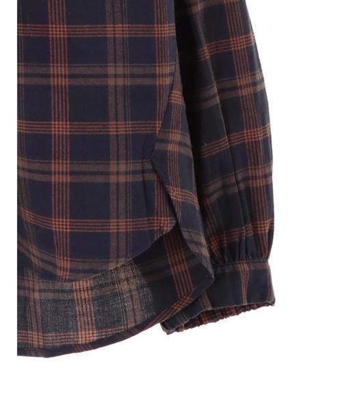 AMERICAN HOLIC(アメリカンホリック)の「Vネックスキッパーギャザーブラウス(シャツ/ブラウス・レディース・ブラック/オフホワイト/その他8/その他12/ブラック系その他3/ブラウン系その他4/ブルー系その他5・M/L)」の9枚目の写真