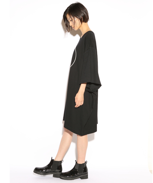 i（アイ）の「○△□発砲PT/BIG/T（Tシャツ/カットソー・レディース・ホワイト/ブラック/グレー・ﾌﾘ-）」の5枚目の写真