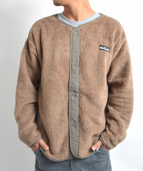 WILD THINGS(ワイルドシングス)の「WILDTHINGS / ワイルドシングス PILE FLEECE JK(ブルゾン・メンズ・ブラック/ベージュ/オリーブ・M/L)」の3枚目の写真