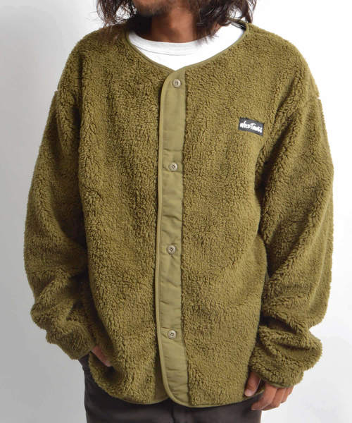 WILD THINGS(ワイルドシングス)の「WILDTHINGS / ワイルドシングス PILE FLEECE JK(ブルゾン・メンズ・ブラック/ベージュ/オリーブ・M/L)」の1枚目の写真