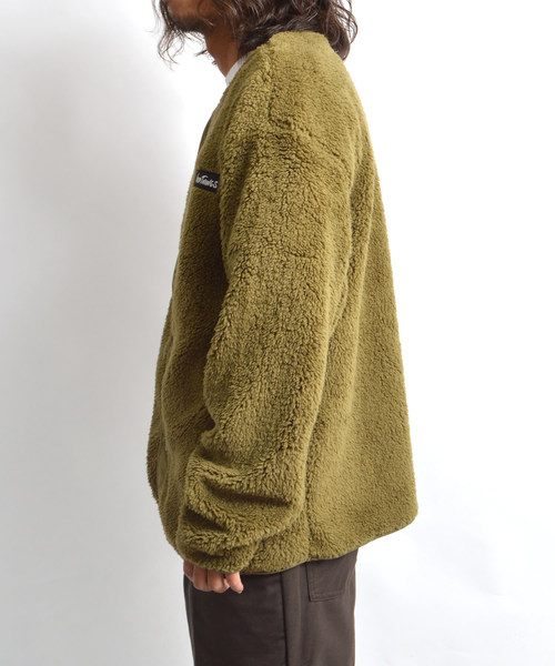 WILD THINGS(ワイルドシングス)の「WILDTHINGS / ワイルドシングス PILE FLEECE JK(ブルゾン・メンズ・ブラック/ベージュ/オリーブ・M/L)」の10枚目の写真