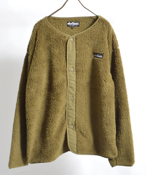 WILD THINGS(ワイルドシングス)の「WILDTHINGS / ワイルドシングス PILE FLEECE JK(ブルゾン・メンズ・ブラック/ベージュ/オリーブ・M/L)」の11枚目の写真