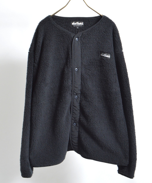 WILD THINGS(ワイルドシングス)の「WILDTHINGS / ワイルドシングス PILE FLEECE JK(ブルゾン・メンズ・ブラック/ベージュ/オリーブ・M/L)」の5枚目の写真