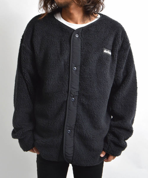 WILD THINGS(ワイルドシングス)の「WILDTHINGS / ワイルドシングス PILE FLEECE JK(ブルゾン・メンズ・ブラック/ベージュ/オリーブ・M/L)」の7枚目の写真