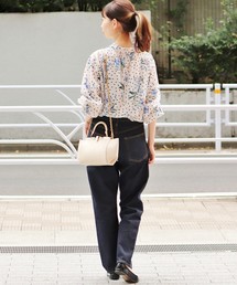 IENA - IENA イエナ　ドットフラワー　タックブラウス◆新品未使用◆季節先取り♪ IENA（イエナ）の「ドットフラワーブラウス◇（シャツ/ブラウス