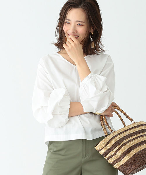 B:MING by BEAMS / ローン袖タック ブラウス B:MING by BEAMS / ローン袖タック ブラウス