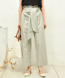 DouDou | サテンリボンベルトパンツ(その他パンツ)