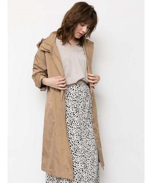 YECCA VECCA（イェッカヴェッカ）の「・2WAYフードコート（その他アウター・レディース・キャメル/ネイビー・FREE）」の3枚目の写真