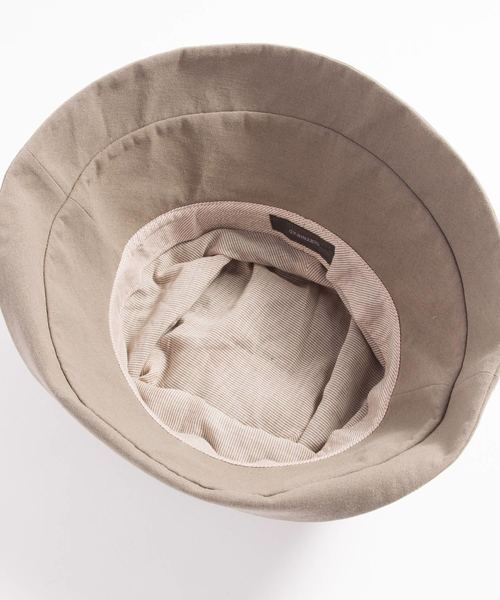 QUEENHEAD（クイーンヘッド）の「綿ポリブリムUVハット（ハット・レディース・ネイビー/ブラウン/カーキ/サックスブルー/オレンジ/ブラック/グリーン/オフホワイト/マスタード・XX-LARGE/X-LARGE/FREE）」の10枚目の写真