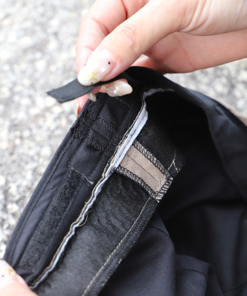 QUEENHEAD（クイーンヘッド）の「綿ポリブリムUVハット（ハット・レディース・ネイビー/ブラウン/カーキ/サックスブルー/オレンジ/ブラック/グリーン/オフホワイト/マスタード・XX-LARGE/X-LARGE/FREE）」の13枚目の写真