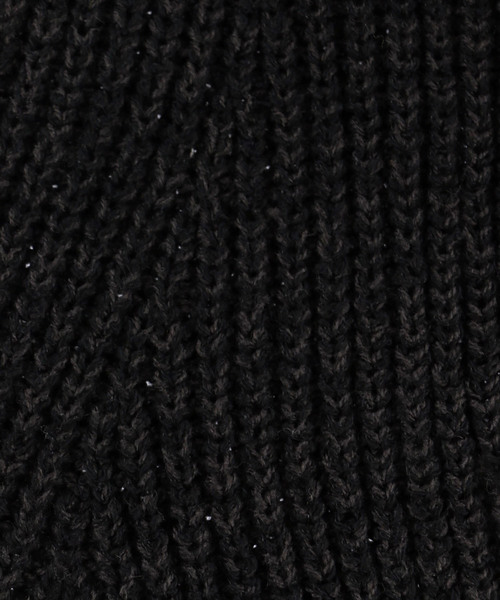 ALEXIA STAM（アリシアスタン）の「Back Lace-up Knit Hoodie/ニットフーディー（パーカー・レディース・ブラック/ベージュ・FREE）」の13枚目の写真