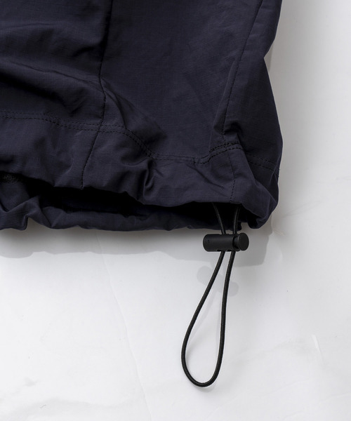 MAISON SPECIAL（メゾンスペシャル）の「オーバーサイズ配色ハーフジッププルオーバー 【MAISON SPECIAL/メゾンスペシャル】（Tシャツ/カットソー・メンズ・ネイビー/ブラック・46/48）」の5枚目の写真