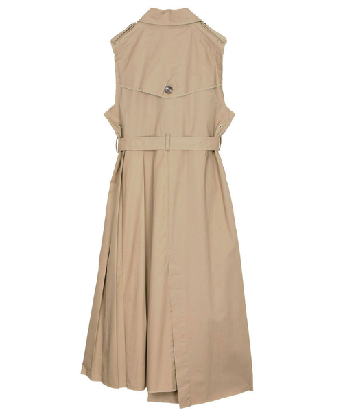 Ameri CUT OFF TRENCH VEST トレンチベストワンピース Ameri（アメリ）の「CUT OFF TRENCH VEST（トレンチコート）」 - WEAR