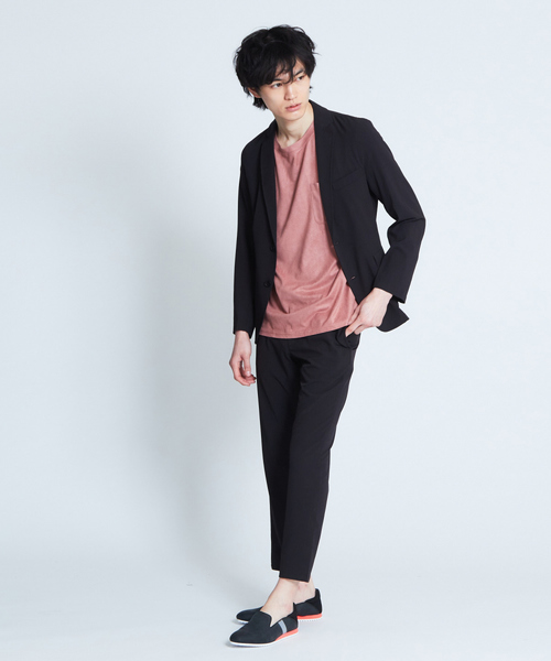 ABAHOUSE GRAY(アバハウスグレイ)の「【展開店舗限定】ストレッチドビーテフロンジャケット(テーラードジャケット・メンズ・ネイビー/ブラック/グレー/ブルー・46/48/50)」の5枚目の写真