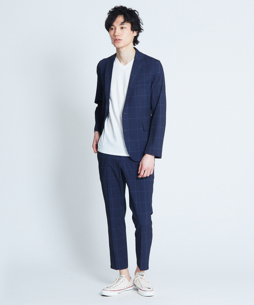 ABAHOUSE GRAY(アバハウスグレイ)の「【展開店舗限定】ストレッチドビーテフロンジャケット(テーラードジャケット・メンズ・ネイビー/ブラック/グレー/ブルー・46/48/50)」の19枚目の写真