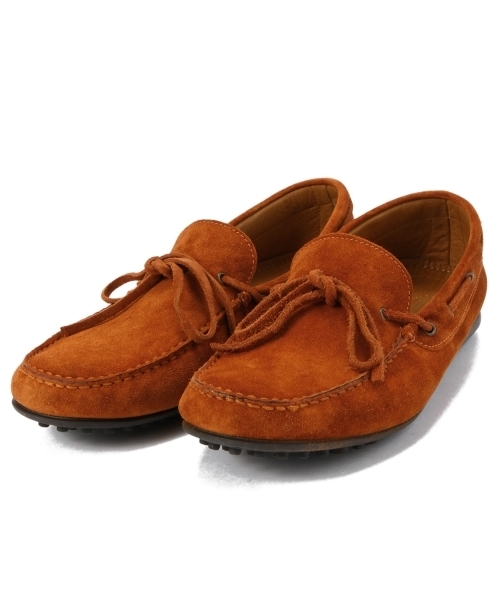 UNITED ARROWS（ユナイテッドアローズ）の「UAB SUEDE DRIVING ◆（その他シューズ・メンズ・ケリー/ベージュ/オレンジ/ネイビー・40/41/42/43/39/44）」の4枚目の写真