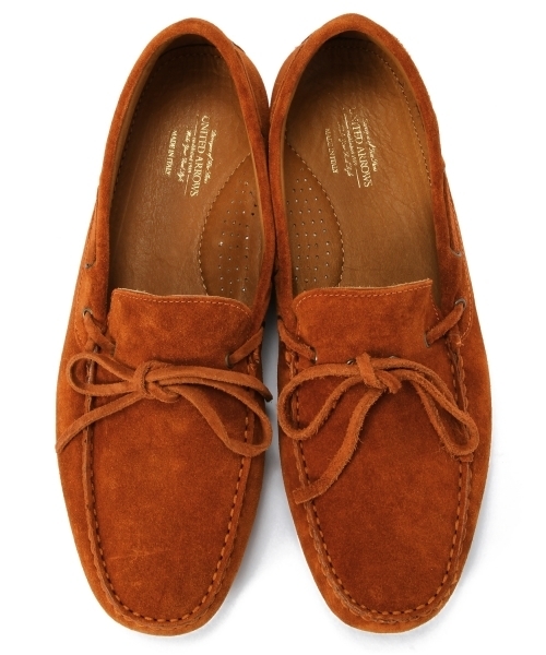 UNITED ARROWS（ユナイテッドアローズ）の「UAB SUEDE DRIVING ◆（その他シューズ・メンズ・ケリー/ベージュ/オレンジ/ネイビー・40/41/42/43/39/44）」の8枚目の写真