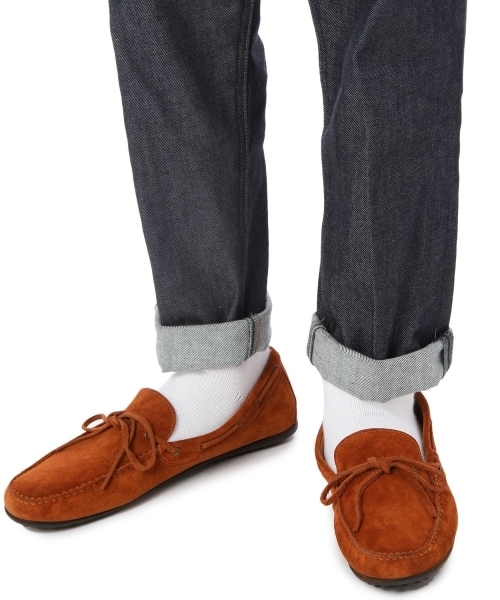 UNITED ARROWS（ユナイテッドアローズ）の「UAB SUEDE DRIVING ◆（その他シューズ・メンズ・ケリー/ベージュ/オレンジ/ネイビー・40/41/42/43/39/44）」の7枚目の写真