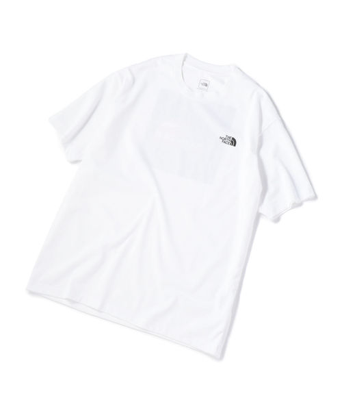 THE NORTH FACE(ザノースフェイス)の「THE NORTH FACE: ナショナルフラッグ スクエアロゴ Tシャツ(Tシャツ/カットソー・メンズ・ホワイト・MEDIUM/LARGE/X-LARGE)」の9枚目の写真