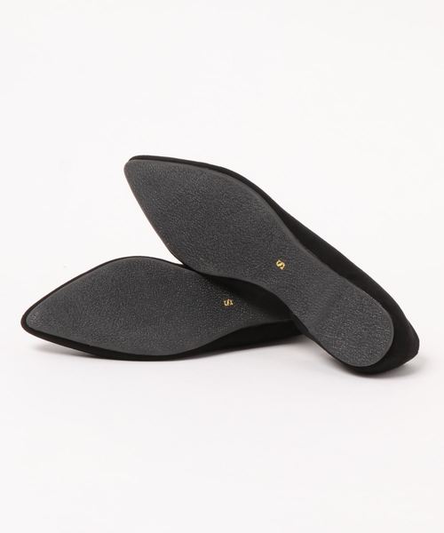 KOBE LETTUCE（コウベレタス）の「ポインテッドトゥサイドカットフラットパンプス（パンプス・レディース・アイボリー/モカ/レオパード/プラム/ブラック/グリーン・LL/S/M/L）」の7枚目の写真