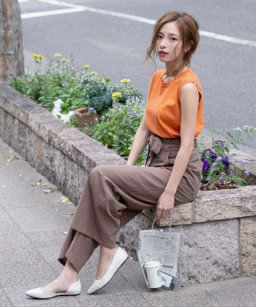 KOBE LETTUCE（コウベレタス）の「ポインテッドトゥサイドカットフラットパンプス（パンプス・レディース・アイボリー/モカ/レオパード/プラム/ブラック/グリーン・LL/S/M/L）」の17枚目の写真