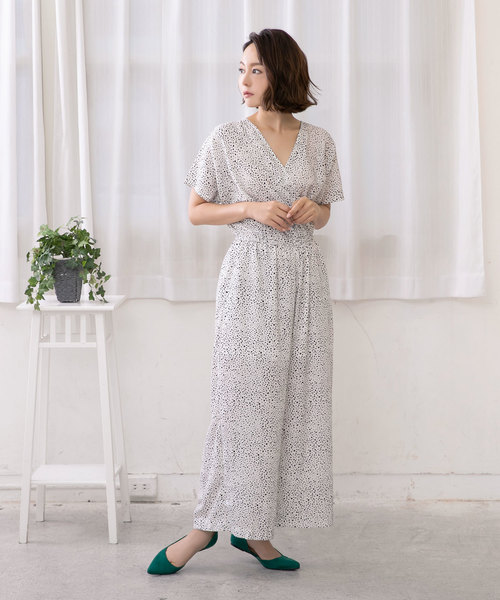 KOBE LETTUCE（コウベレタス）の「ポインテッドトゥサイドカットフラットパンプス（パンプス・レディース・アイボリー/モカ/レオパード/プラム/ブラック/グリーン・LL/S/M/L）」の21枚目の写真