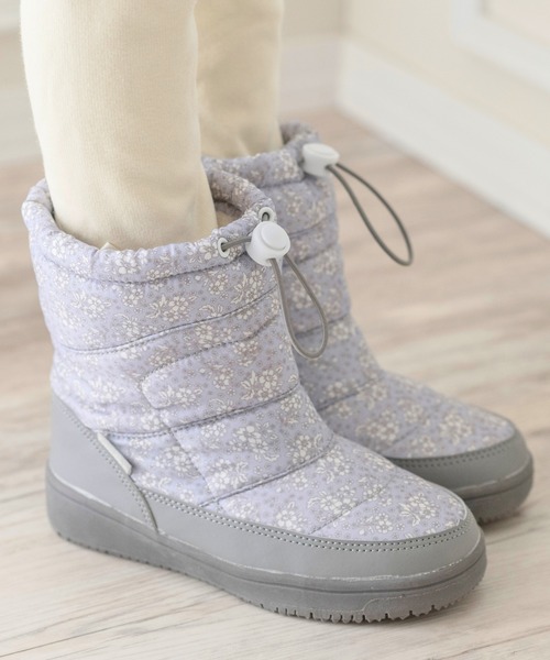 Catherine Cottage（キャサリンコテージ）の「Winter boots【EVERY】（ブーツ・キッズ・ブラック/ネイビー/カーキ/ライラック・23/24/22/20/18/17/19/21）」の4枚目の写真