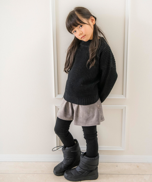 Catherine Cottage（キャサリンコテージ）の「Winter boots【EVERY】（ブーツ・キッズ・ブラック/ネイビー/カーキ/ライラック・23/24/22/20/18/17/19/21）」の6枚目の写真