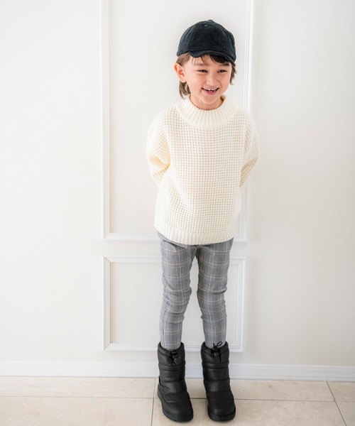 Catherine Cottage（キャサリンコテージ）の「Winter boots【EVERY】（ブーツ・キッズ・ブラック/ネイビー/カーキ/ライラック・23/24/22/20/18/17/19/21）」の7枚目の写真