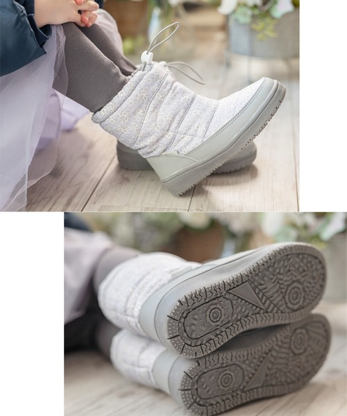 Catherine Cottage（キャサリンコテージ）の「Winter boots【EVERY】（ブーツ・キッズ・ブラック/ネイビー/カーキ/ライラック・23/24/22/20/18/17/19/21）」の20枚目の写真