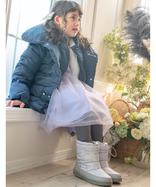 Catherine Cottage（キャサリンコテージ）の「Winter boots【EVERY】（ブーツ・キッズ・ブラック/ネイビー/カーキ/ライラック・23/24/22/20/18/17/19/21）」の21枚目の写真