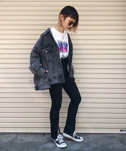 PAGEBOY(ページボーイ)の「BIGシルエットGジャン(その他アウター・レディース・ブラック系その他/ブルー系その他/ブラック・FREE)」の20枚目の写真