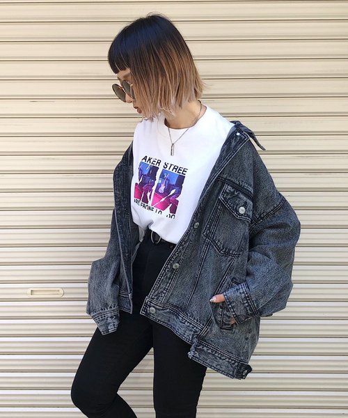 PAGEBOY(ページボーイ)の「BIGシルエットGジャン(その他アウター・レディース・ブラック系その他/ブルー系その他/ブラック・FREE)」の21枚目の写真