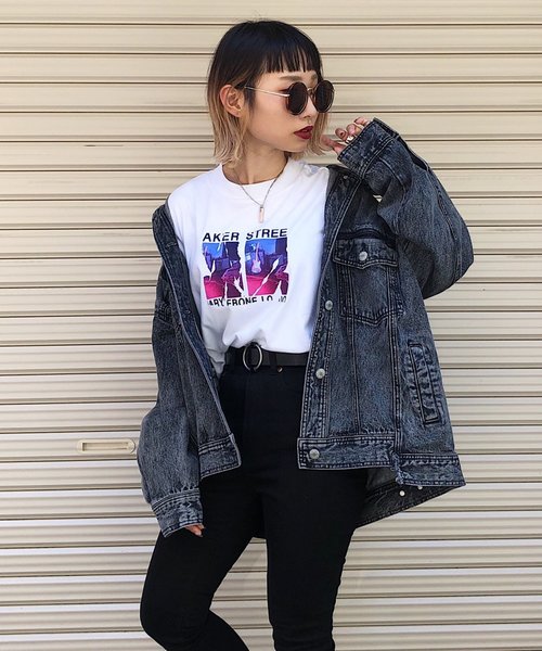 PAGEBOY(ページボーイ)の「BIGシルエットGジャン(その他アウター・レディース・ブラック系その他/ブルー系その他/ブラック・FREE)」の14枚目の写真