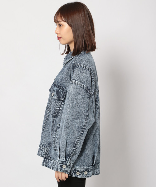 PAGEBOY(ページボーイ)の「BIGシルエットGジャン(その他アウター・レディース・ブラック系その他/ブルー系その他/ブラック・FREE)」の8枚目の写真