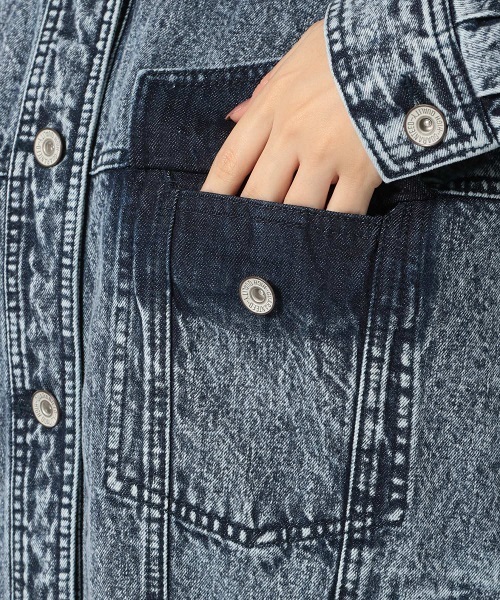 PAGEBOY(ページボーイ)の「BIGシルエットGジャン(その他アウター・レディース・ブラック系その他/ブルー系その他/ブラック・FREE)」の7枚目の写真