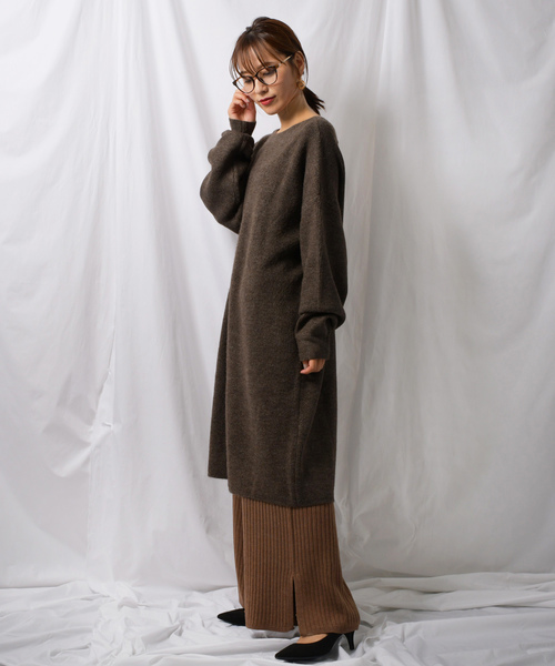Ambre Neige(アンブルネージュ)の「リブニットパンツ【WEB/EC限定商品】(その他パンツ・レディース・ブラック/アイボリー/ライトブラウン・FREE)」の13枚目の写真