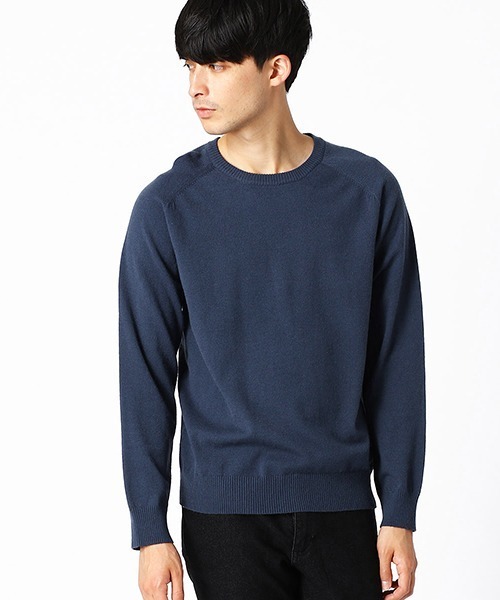 COMME CA ISM（コムサイズム）の「クルーネック カラー プルオーバー（ニット/セーター・メンズ・ホワイト/ブラック/ベージュ/カーキ/ブルー/ワイン・MEDIUM/LARGE）」の5枚目の写真