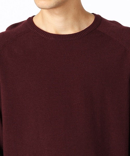COMME CA ISM（コムサイズム）の「クルーネック カラー プルオーバー（ニット/セーター・メンズ・ホワイト/ブラック/ベージュ/カーキ/ブルー/ワイン・MEDIUM/LARGE）」の14枚目の写真