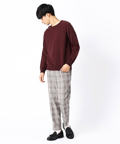 COMME CA ISM（コムサイズム）の「クルーネック カラー プルオーバー（ニット/セーター・メンズ・ホワイト/ブラック/ベージュ/カーキ/ブルー/ワイン・MEDIUM/LARGE）」の10枚目の写真